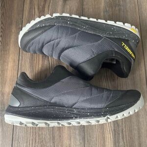 Merrell Nova sneaker slip on moc Vibram Black and Gray Men's Shoes